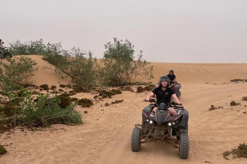 Agadir: Quad Bike Desert & beach tour with Sandboarding Single quad ride (1person per quad)