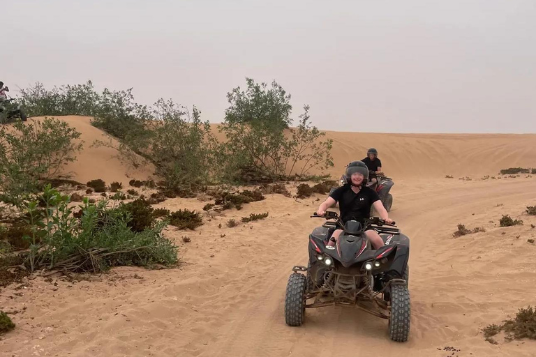 Agadir: Quad Bike Desert & beach tour with Sandboarding Single quad ride (1person per quad)