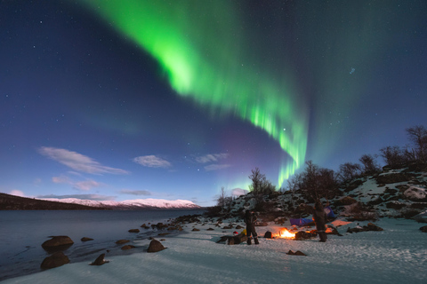 Abisko: Northern Lights Chase with Photos and Hot Drinks