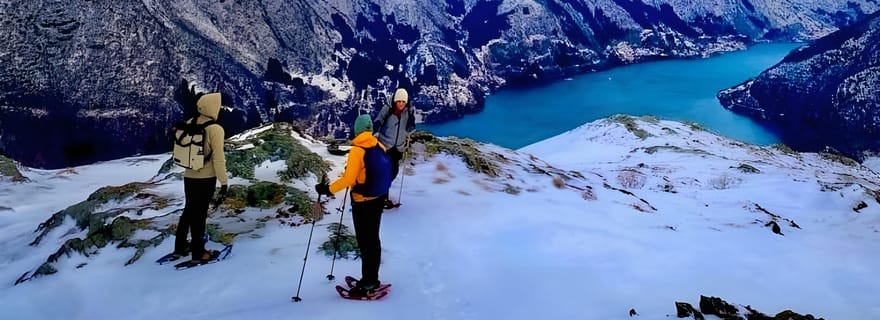 Bergen : randonnée en raquettes