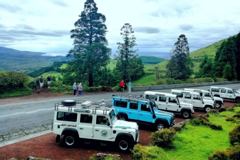 São Miguel: excursion d'une journée en jeep 4x4 à Furnas avec déjeuner