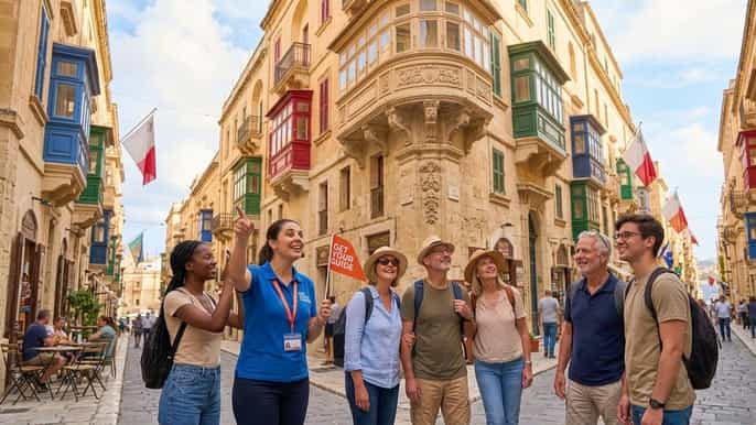 Malta: tour a piedi guidato di Mdina e Rabat con biglietto d