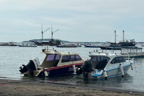 Gili Trawangan: Bangsal Harbor Fast Boat Transfer Gili Trawangan: Teluk nara Fast Boat Transfer