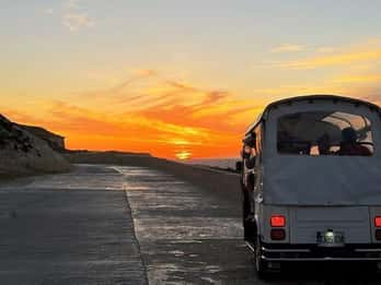 Tuk Tuk-tur i solnedgången på Gozo & Blå lagunen (Comino)