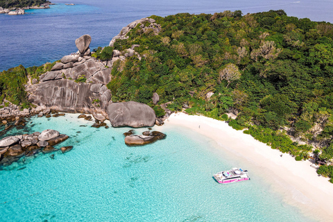 phuket : 4 Similan eilanden speedboot + snorkelen + transfer + maaltijdphuket : Similan 5 eilanden speedboot + snorkelen + transfer + maaltijd