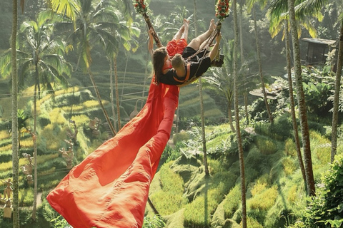 Ubud 3 Hidden Waterfalls & Tegalalang Rice Terrace Tour