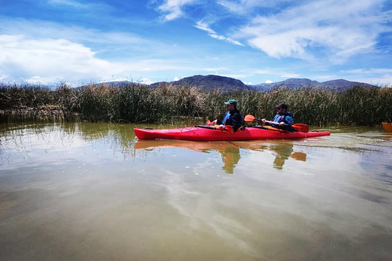 From Puno: Kayak on Lake Titicaca, Uros and Taquile Full Day