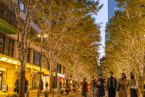 Tokyo: Open-Top Bus Tour with Christmas Illuminations X'mas Tokyo Winter Illuminations (End at Marunouchi)