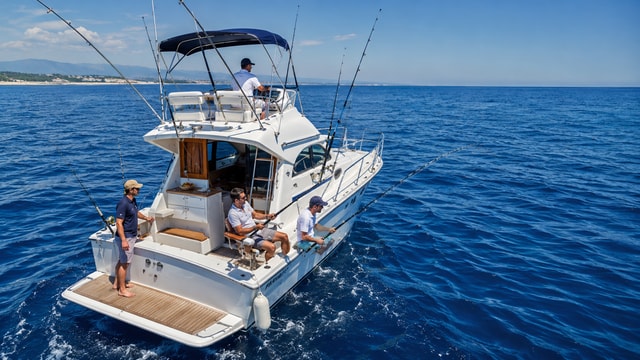 Side: Private Offshore Big Game Fishing Charter Max 4 Guests