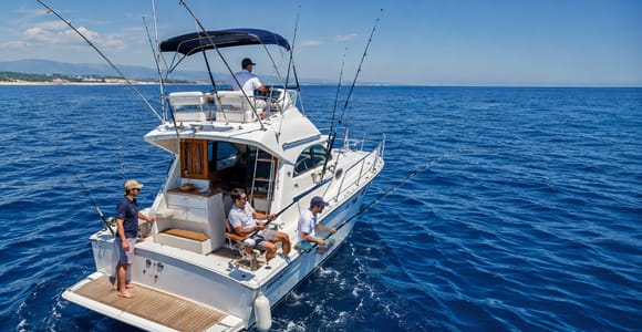 Side: Private Offshore Big Game Fishing Charter Max 4 Guests