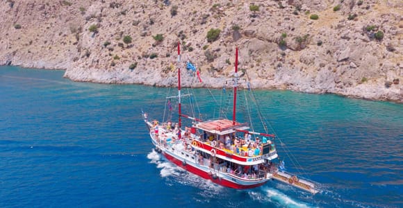 Kos: 3-Island Cruise with Lunch, Swimming and Audio Guide