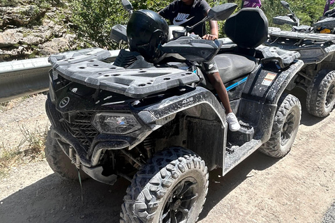 Tirana: Off-Road ATV Adventure to Bovilla Canyon & Viewpoint Bovilla Lake – Single Ride (1 People / 1 Quad Bike)