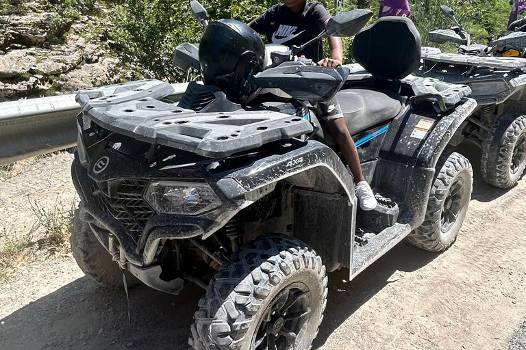 Tirana: Off-Road ATV Adventure to Bovilla Canyon & Viewpoint Bovilla Lake – Single Ride (1 People / 1 Quad Bike)