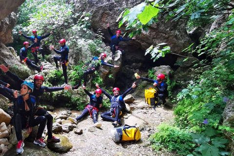 Anna: canyoning in Gorgo de la escalera