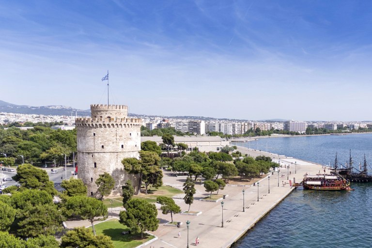 Thessaloniki: Private Guided Tour on Your Mobile Thessaloniki: Barbarossa Code and White Tower with Kit and Live Guide