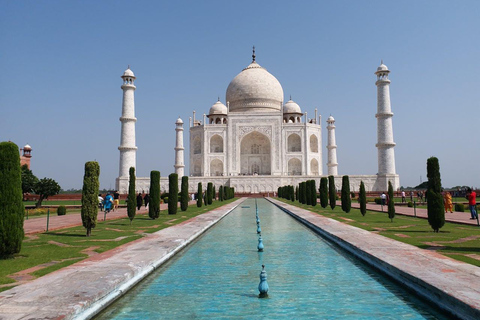 Agra: Excursão ao Taj Mahal, Forte de Agra, Baby Taj e Mehtab BaghExplore 2 monumentos históricos