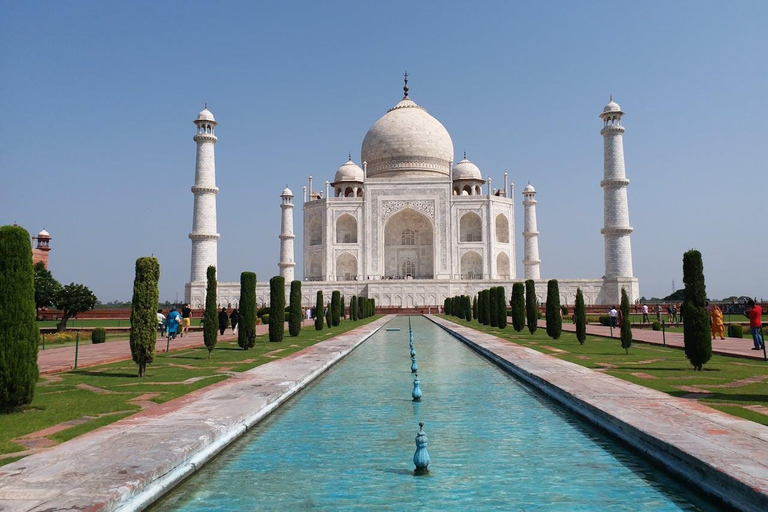 Agra: Taj Mahal, Agra Fort, Baby Taj och Mehtab Bagh TourUtforska 4 historiska monument