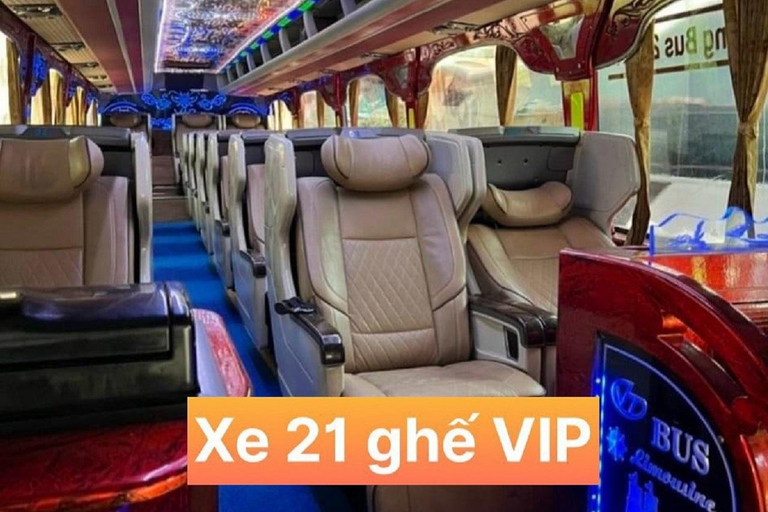 Mui Ne till Ho Chi Minh med VIP-sovbuss Säkert och vänligtLyxbuss med 34 bäddar