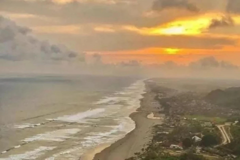 Beautiful Sunset at Bukit Shoka Viewpoint from Yogyakarta