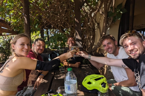 Tenerife : Tour panoramique à vélo avec dégustation de vins et de fromagesLos Cristianos : Excursion à vélo avec dégustation de vin et de fromage