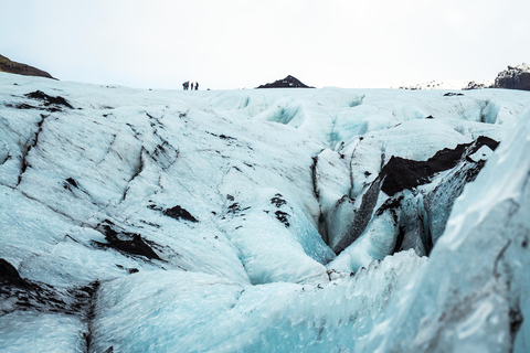 Paseo por la costa sur, caminata por el glaciar y aurora boreal