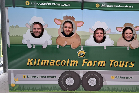 Glasgow: Highland Cow Trailer Tour with home baking