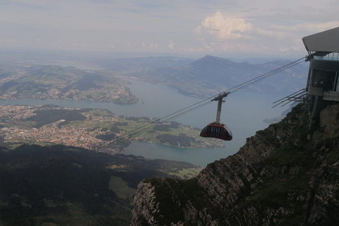 Lucerne: Mount Pilatus Bahn Scenic Railway Round Trip Tour