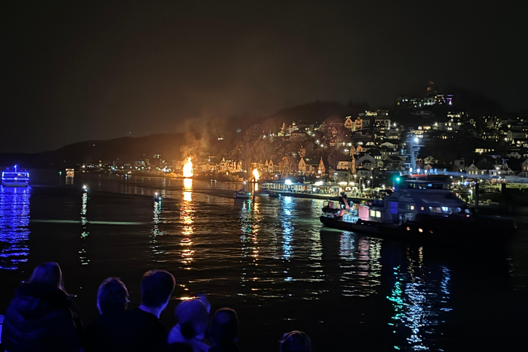 Hamburg: Easter Bonfire and Light Cruise on Easter Saturday