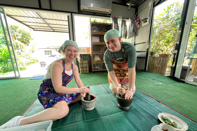 Thai Cooking Class with market tour garden tour Standard Option