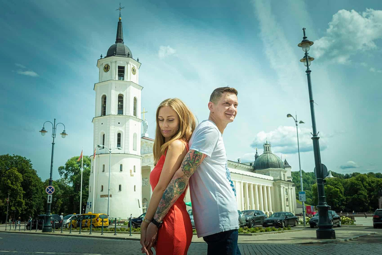 Privé fotoshoot tour in Vilnius