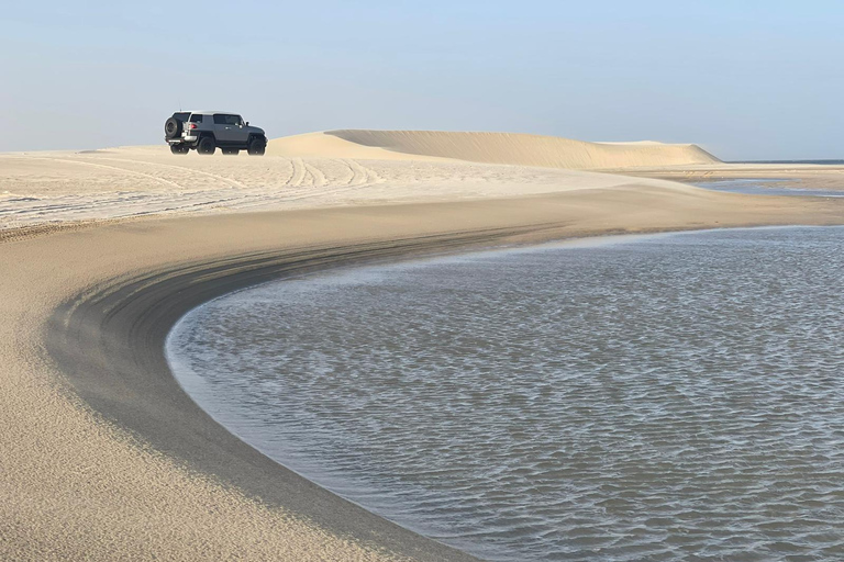 Doha : safari privé dans le désert avec observation des étoiles et mer intérieure