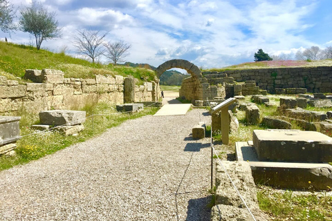 Antigua Olimpia: Tour privado sitio, museo, granja apícola, bodega