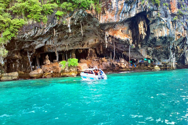 Ao Nang:Phi Phi Island 1 day with a private longtail boat From Ao Nang:Phi Phi Islands,Maya Bay Private Longtail boat