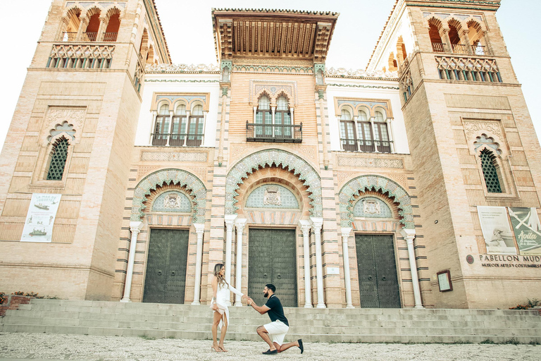 Fotógrafo profesional - Sesión de fotos en la Plaza de España.Fotógrafo profesional. Sesión de fotos en la Plaza de España