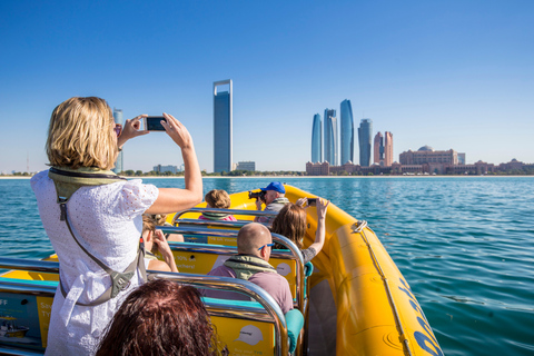 Abu Dhabi: 60-minuters sightseeingtur med snabbgående båt på Corniche