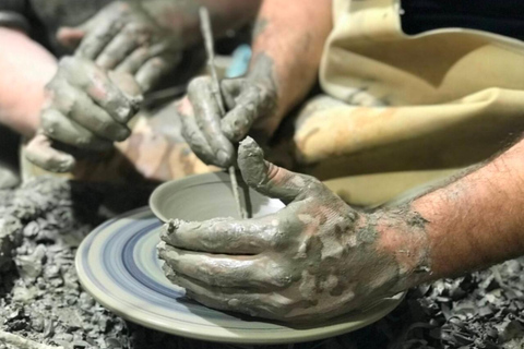 Handmade pottery class in Santorini