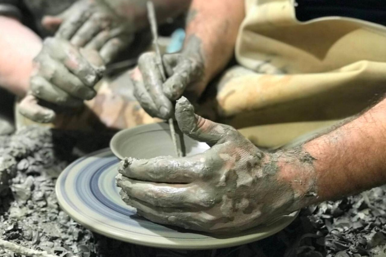 Handmade pottery class in Santorini