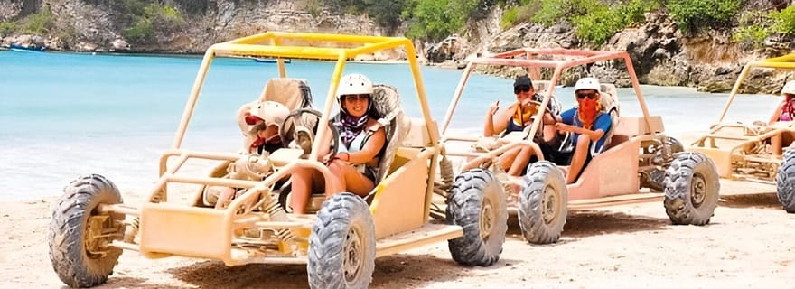 Punta Cana : Excursion en buggy avec plage de Macao et baignade dans les grottes