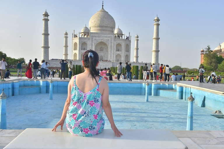 Au départ de Delhi : excursion d'une journée au Taj Mahal en train rapide (tout compris)