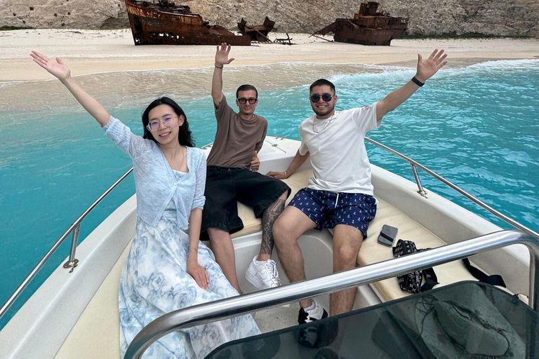 Zakynthos: Navagio Beach, Blue Caves, and Boat Tour