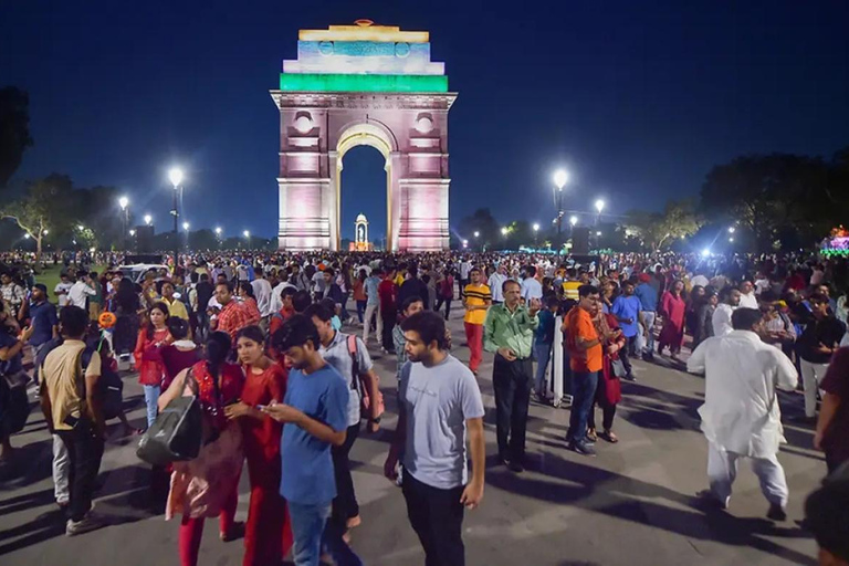 New Delhi : visite guidée du temple d&#039;Akshardham avec prise en charge à l&#039;hôtel