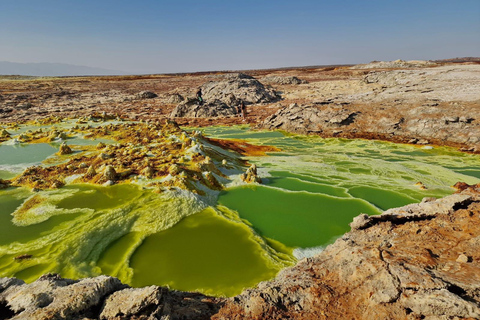 Etiopia: tour di 8 giorni della depressione di Danakil, Lalibela e Axum7 giorni di tour della Depressione di Danakil. Chiese del Tigray, Axum.