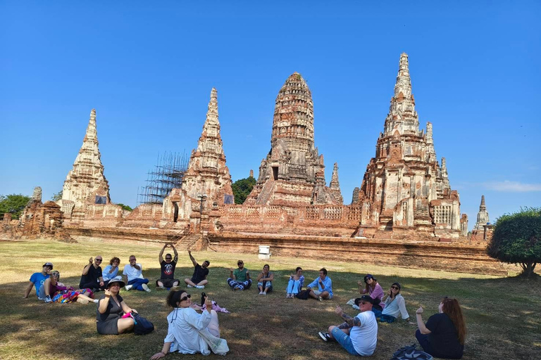 Bangkok: Ayutthaya UNESCO & Floating Market Boat Experience