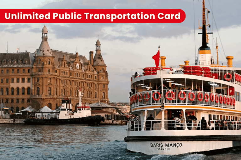 Istanbul: Go Pass with Unlimited Public Transportation Card Istanbul: Go Pass 5 Day Unlimited Transport & Internet
