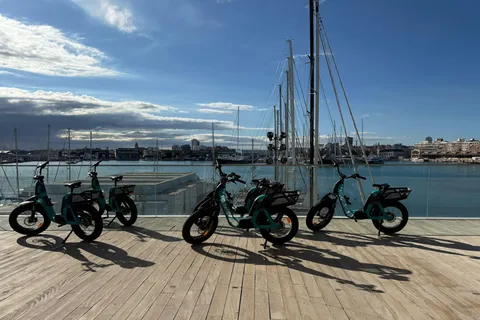 Valencia: Inolvidable excursión en bici y crucero en catamarán por la costa