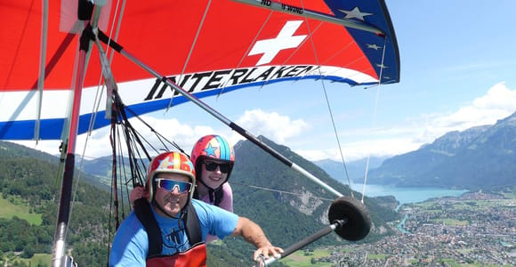 Interlaken: Unique Hang Gliding Tandem Flight Experience