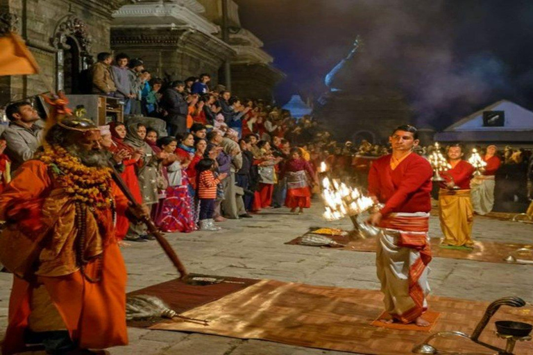 Kathmandu: 3 Stunden Nacht Pashupatinath Aarti Tour