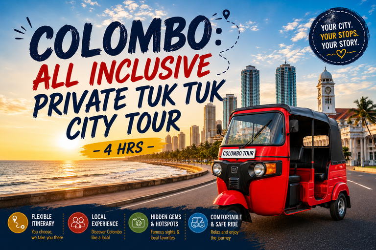 Colombo: All Inclusive - Private Tuk Tuk City Tour