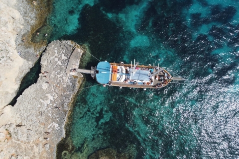 Malta: cruise bij zonsondergang naar Blue Lagoon en grotten