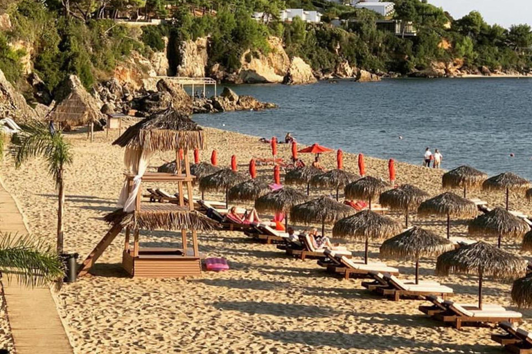 From Argostoli: Melissani Lake & Beach Relaxation Lago di Melissani, Belvedere di Myrtos e Relax in Spiaggia